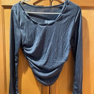 Elegant Blue Women's Top
